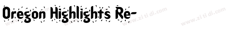 Oregon Highlights Re字体转换